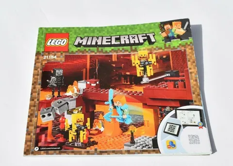 LEGO MINECRAFT 21154, MANUAL, NO BLOCKS OR PEOPLE, BOOK ONLY, B20