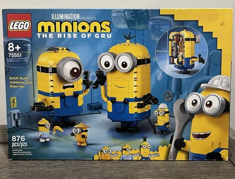 LEGO Minions The Rise of Gru Brick-Built Minions Lair 75551 876 pcs 8+ Box