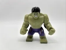 Hulk, Pants with Avengers Logo - sh0173 - Sets 76031, 76041 - LEGO Minifigure