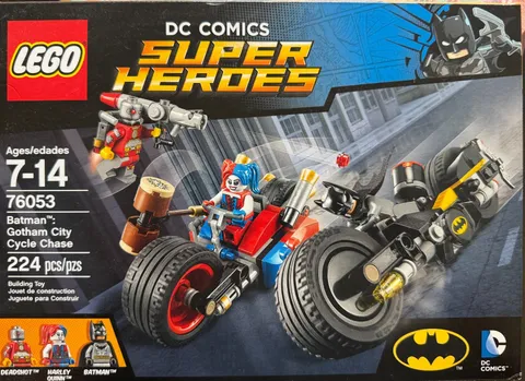 LEGO DC Comics Super Heroes: Gotham City Cycle Chase (76053) NEW 2016 retired