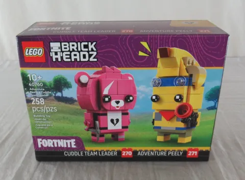 Lego Fortnite Brick Headz Cuddle Team Leader & Peely GWP Set #40760 2025 MISB