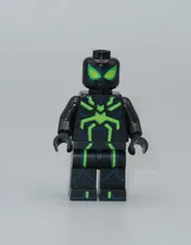 LEGO New Spiderman green black Stealth Big Time Suit Spider-man minifigure 76175