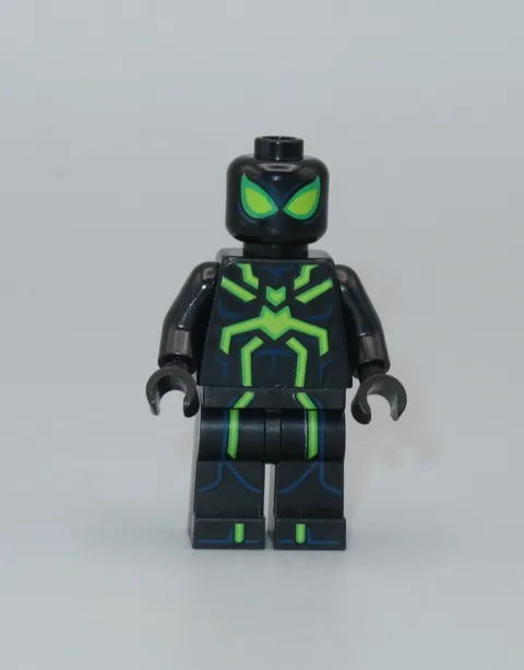 LEGO New Spiderman green black Stealth Big Time Suit Spider-man minifigure 76175