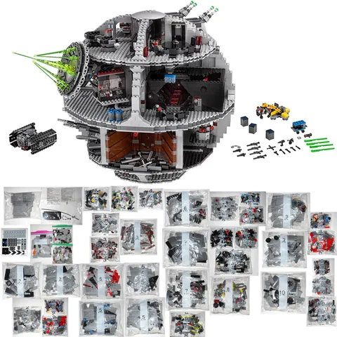 LEGO 75159 UCS Death Star + TIE Advanced models (NEW, NEVER BUILT) no figures SW