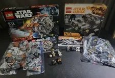 LEGO Star Wars #75178 & #75201 All Minifigures, Boxes & Manuals 100% complete