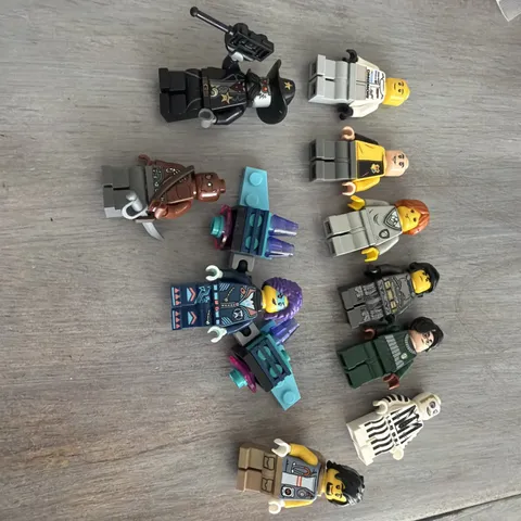 Lot Of 12 Lego Minifigures From Various Series