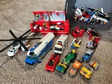 Lot of Lego City vehicles and parts