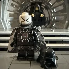 Brickluv Symbiont (Venom) Vader Mini figure & Fabric Cape