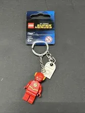 LEGO Super Heroes 853454 The Flash Keychain Retired New DC Comics Minifigure