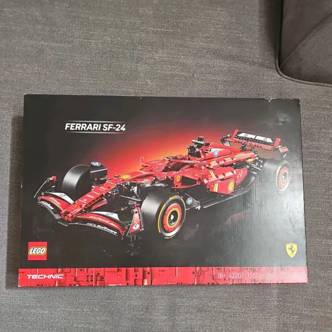Lego 42207 Technic Ferrari SF-24 F1 Car Model Kit (1361 Pieces) - BOX Damaged 