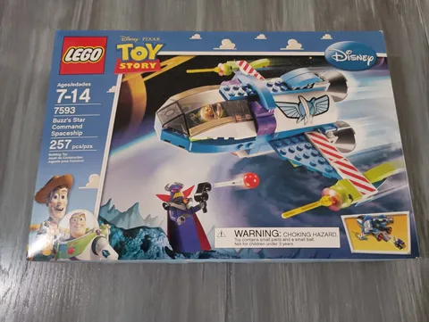 Lego Toy Story #7593 Buzz's Star Command Starship MISB 257 pieces!