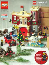LEGO CREATOR EXPERT 2018 Late Holiday Catalog Christmas Fire Station Cover Mint