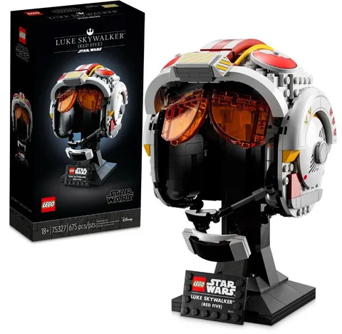 LEGO STAR WARS LUKE SKYWALKER RED FIVE HELMET COLLECTION #75327 FACTORY SEAL BOX