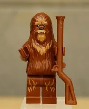 Lego STAR WARS Minifigure LEGO Wookie Warrior Rebels sw0713 With Weapon