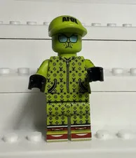 LEGO x Brickluv Custom Printed Minifigure LV AFOL Grinch 