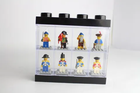 Lego 6278 Island Minifigure Display Case with 8 Figures Display Case