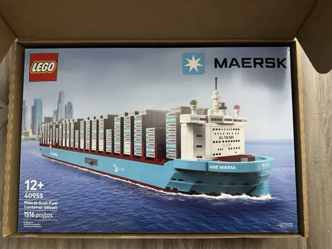 LEGO 40955 Maersk Dual-Fuel Container Ship Vessel Set 1516Pcs New Sealed