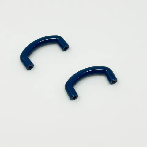 7052 LEGO Parts Bar Curved w/ Angled Ends 1L (Earth) DARK BLUE (2)