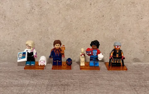 Brand New Lego Minifigures Spider-Man Across The Spider-Verse Lot Of 4