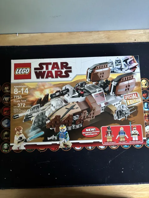 LEGO Star Wars The Clone Wars 7753 Pirate Tank set sealed