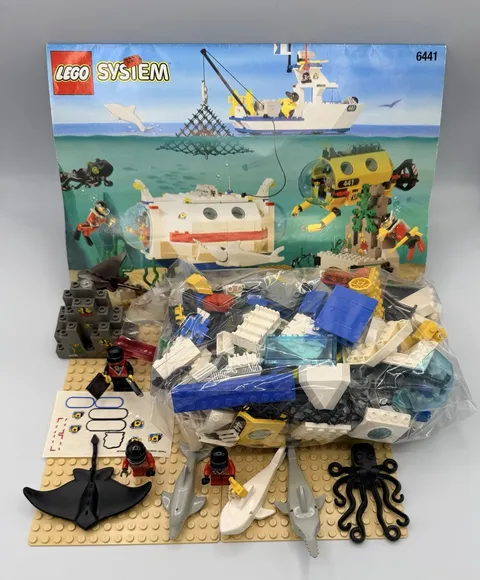 LEGO Town Divers 6441 Deep Reef Refuge (1997) - 95% Complete + Manual - Read