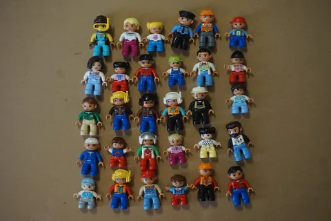 Lot of 30 Lego Duplo MInifigures Boys Girls Man Woman Worker