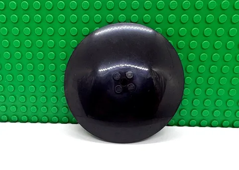 Lego 1 Black 10x10 Inverted Round Dish
