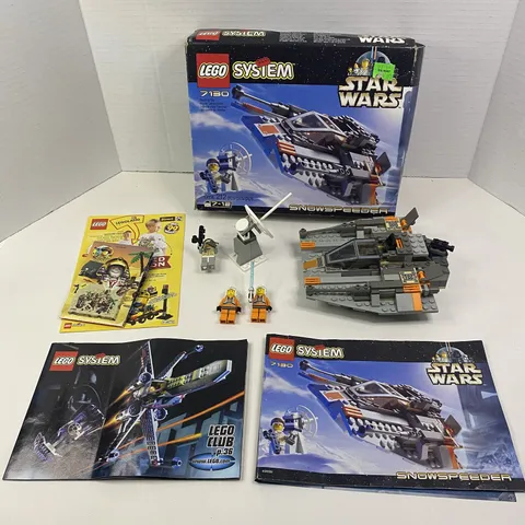 LEGO Star Wars 7130 Snowspeeder  Complete w/ Box & Instructions and Inserts 1999