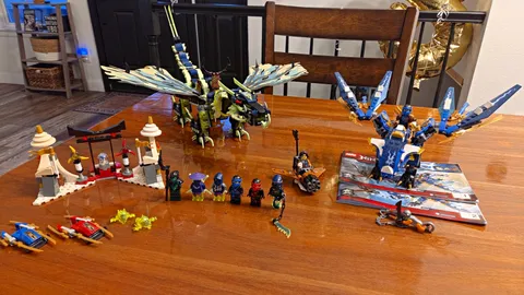 LEGO NINJAGO 70736 Morro Dragon And 70602 Jay’s Elemental Dragon
