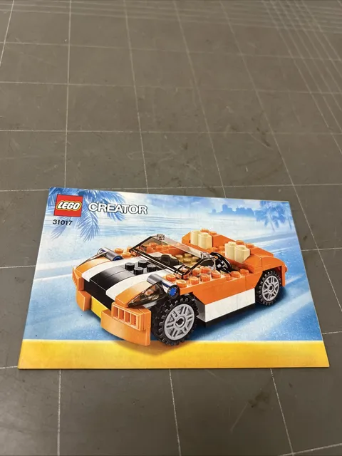 VINTAGE LEGO INSTRUCTIONS BROCHURE CREATOR  CAR TRUCK 31017