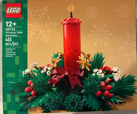 New LEGO 40743 Christmas Table Decoration  - New & Sealed - Candle - Centerpiece