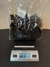 LEGO Lot 1 LB 9.8 oz Black Bricks Tiles assorted