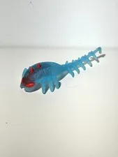 1X Lego Bionicle Hero Factory Brain Light Blue Spikes Red Rubber 11164PB01