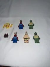 Lego SpongeBob Minifigures - Patrick, Mr. Krabs & Squidward Sponge Bob Parts