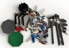 LEGO Technic Assorted Lot of Pins, Rods, Gears Blocks - See Pics - Spare Parts