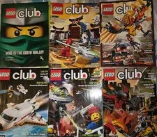 Lego Magazine lot of 7 all 2011 and  one 2012. 