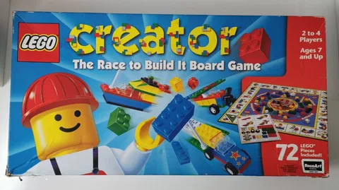 Lego Creator The Race To Build It Board Game 1999 Incomplete Vintage Lego