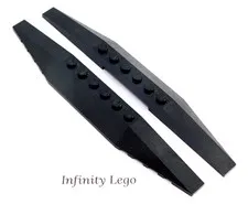 2 LEGO Black Wedge 2 x 16 Triple Slope Star Wars (30382) - 2 Pieces