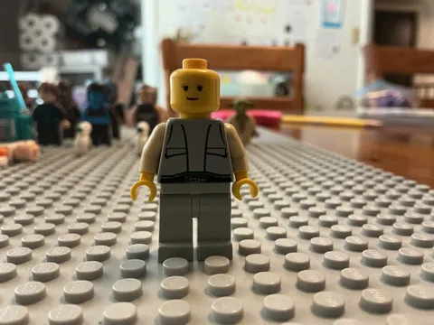 Lego Star Wars Vintage Lobot Minifigure 2002-2005 Yellow-Skinned