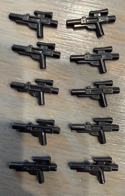 LEGO Star Wars Medium Blaster Rifles LOT of 10 Minifigure Accessory Gun Weapon