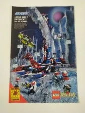 Rare Advertising Flyer Advertising Sheet LEGO Space Ice Planet 6973 6983 6981 1993