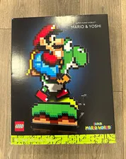 NEW-LEGO Super Mario World Mario & Yoshi 71438 Set 1215 pcs, Ages 18+ - ONLY 1