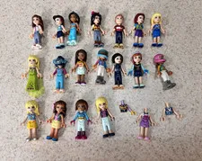 LEGO Friends Minidoll Minifigure Lot 18 Figures w/ Extra Torsos