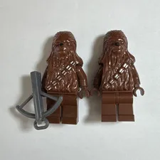 LEGO Star Wars Minifigure Classic Chewbacca Minifigure sw0011 Lot of 2