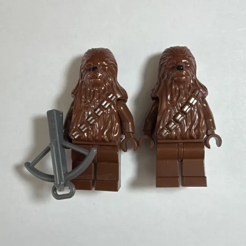 LEGO Star Wars Minifigure Classic Chewbacca Minifigure sw0011 Lot of 2