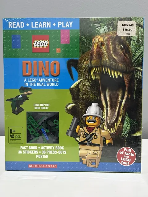 Read-Learn-Play Dino A Lego Adventure In The Real World New Sealed