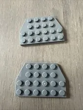 LEGO 32059 Dark Bluish Gray Wedge, Plate 4 x 6 Cut Corners 2 Pieces