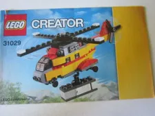 Lego Building Instructions Creator 31029 Helicopter, Copter
