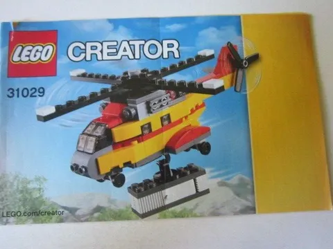 Lego Building Instructions Creator 31029 Helicopter, Copter