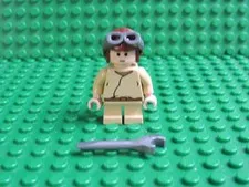 Lego Young Anakin Skywalker short legs Minifigure Star Wars Episode 1 7660 SL23